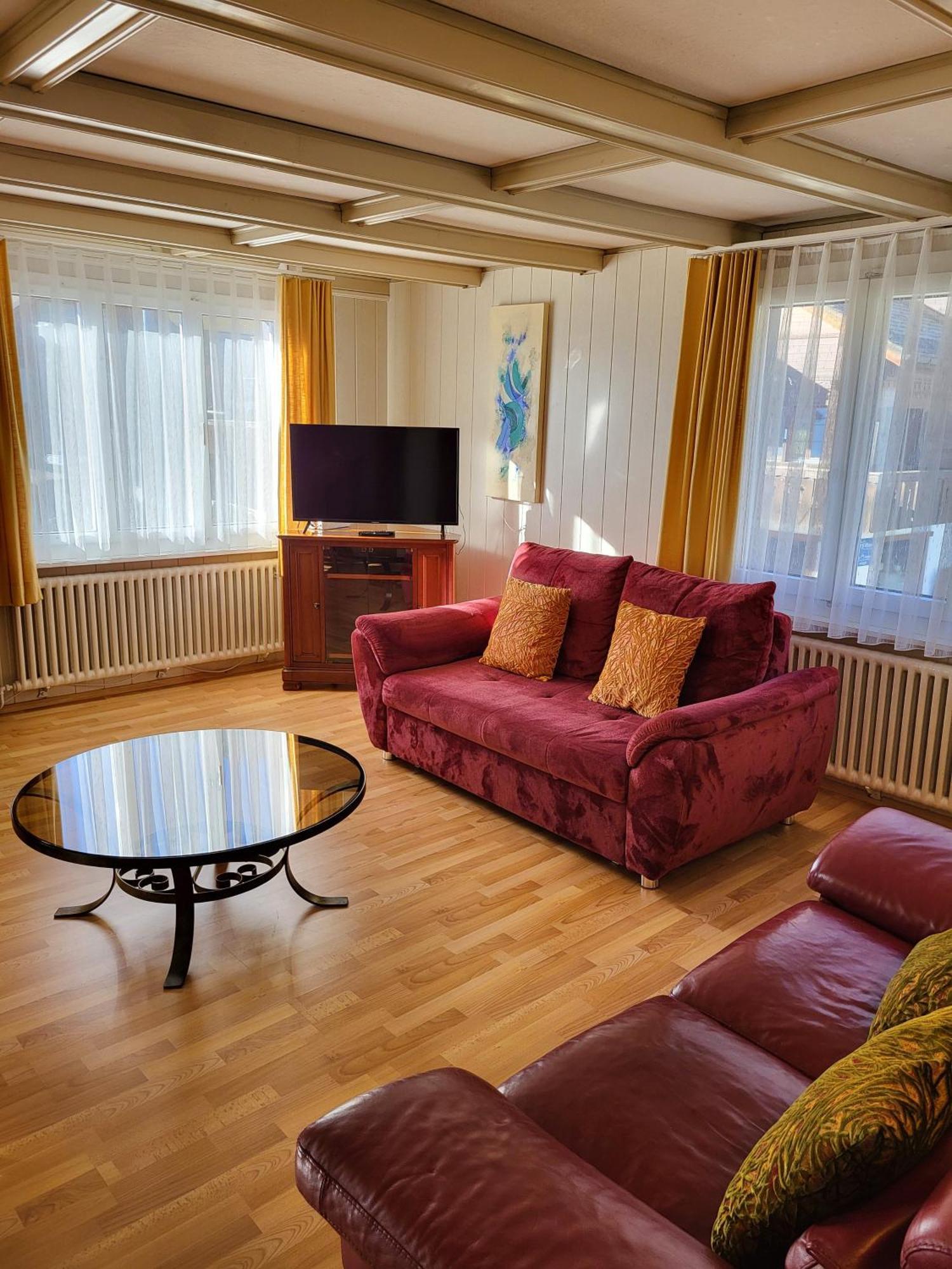 Chalet Lilo 4 Zimmer Big View Beatenberg Bagian luar foto