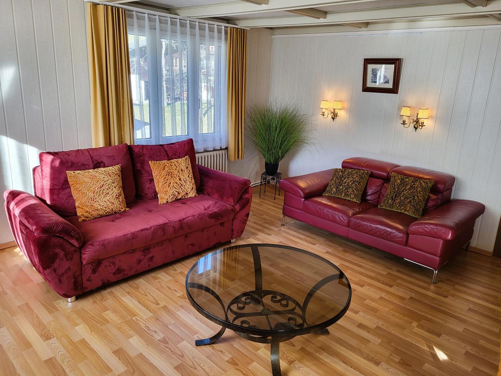 Chalet Lilo 4 Zimmer Big View Beatenberg Bagian luar foto
