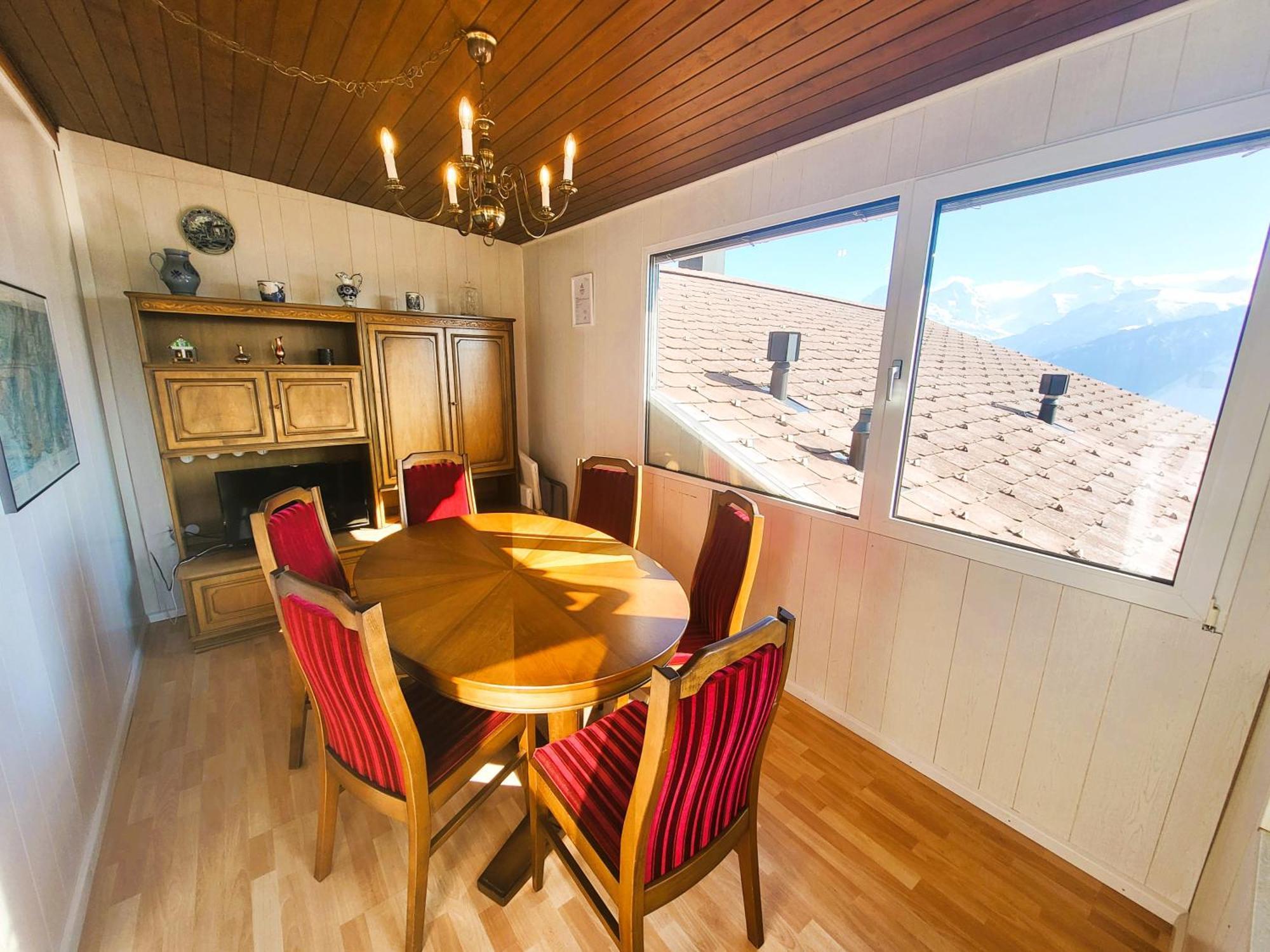 Chalet Lilo 4 Zimmer Big View Beatenberg Bagian luar foto